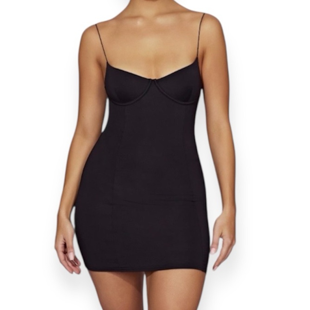 Meshki Misty Contour Mini Dress NWT